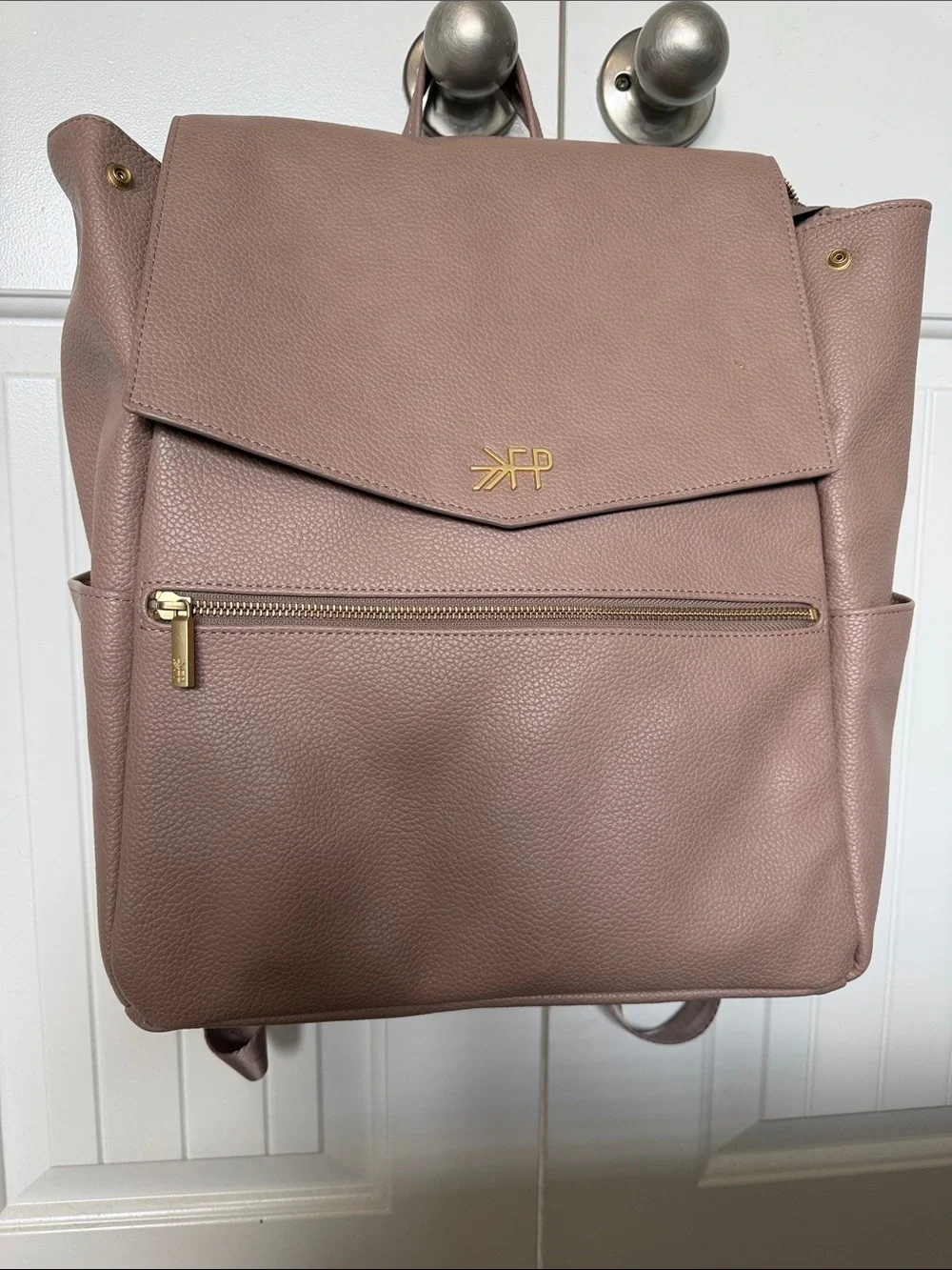 Freshly Picked Dusty Rose Faux Leather Backpack